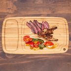 Tábua de Corte: Churrasco e Legumes 