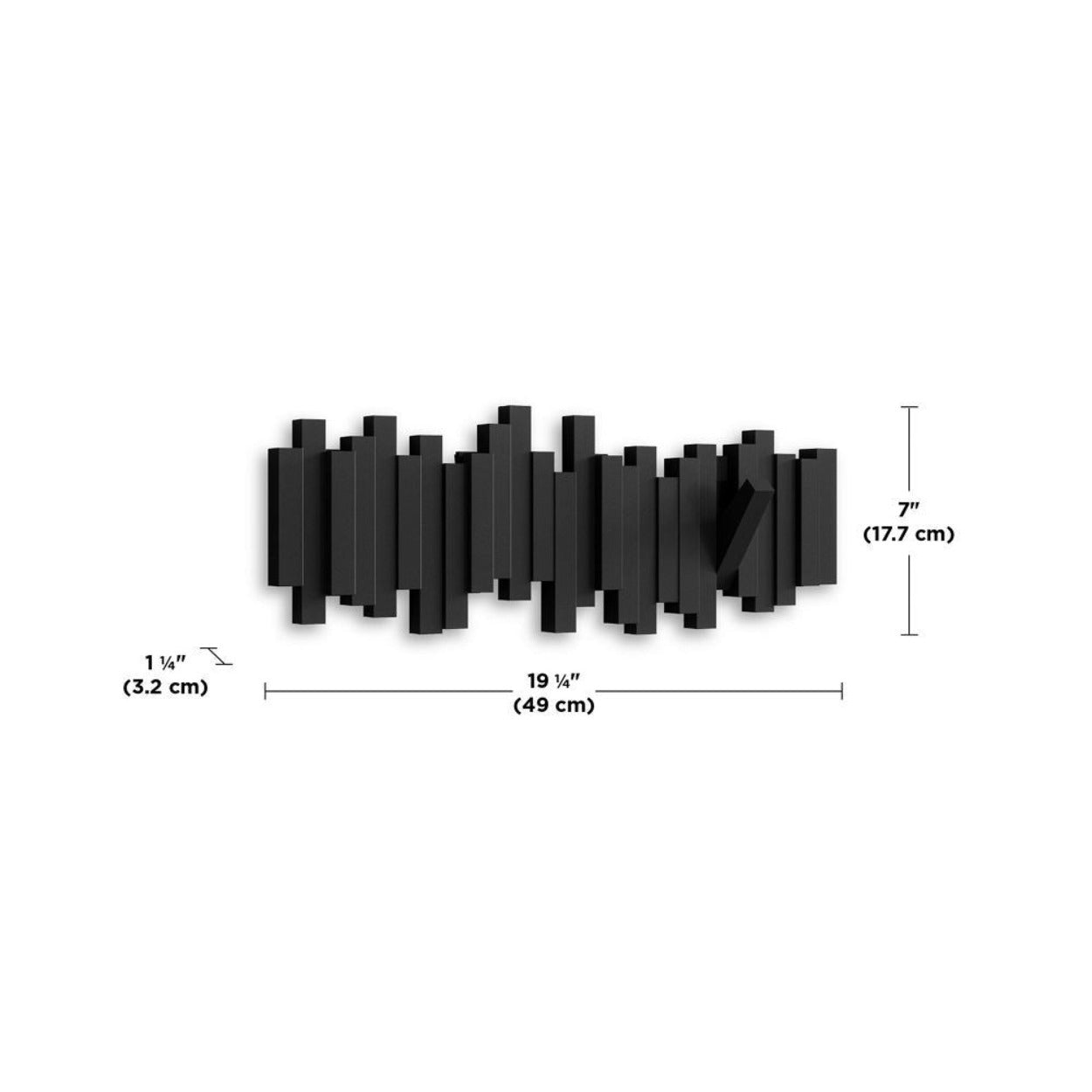 Cabideiro de Parede com Ganchos Flexíveis Sticks Wall Hooks