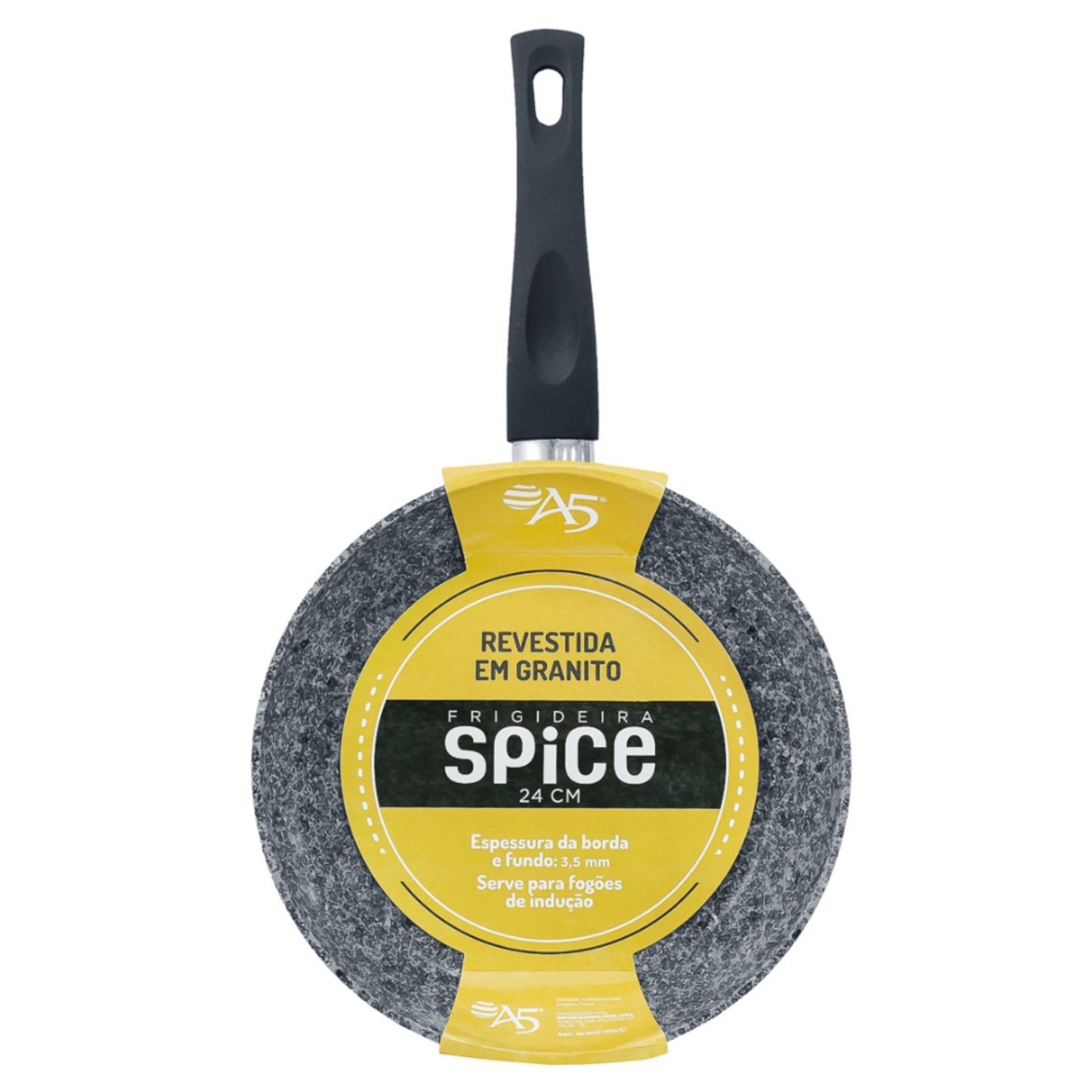 Frigideira Antiaderente Spice Revestimento Granito Nº 24