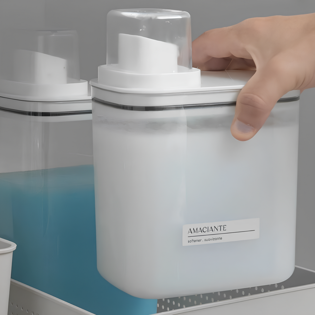 Dispensador De Sabão Flow 1,5L Organizador De Lavanderia Multiuso