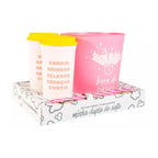 Kit Pipoca com 2 Copos e Balde - Hora do Cinema