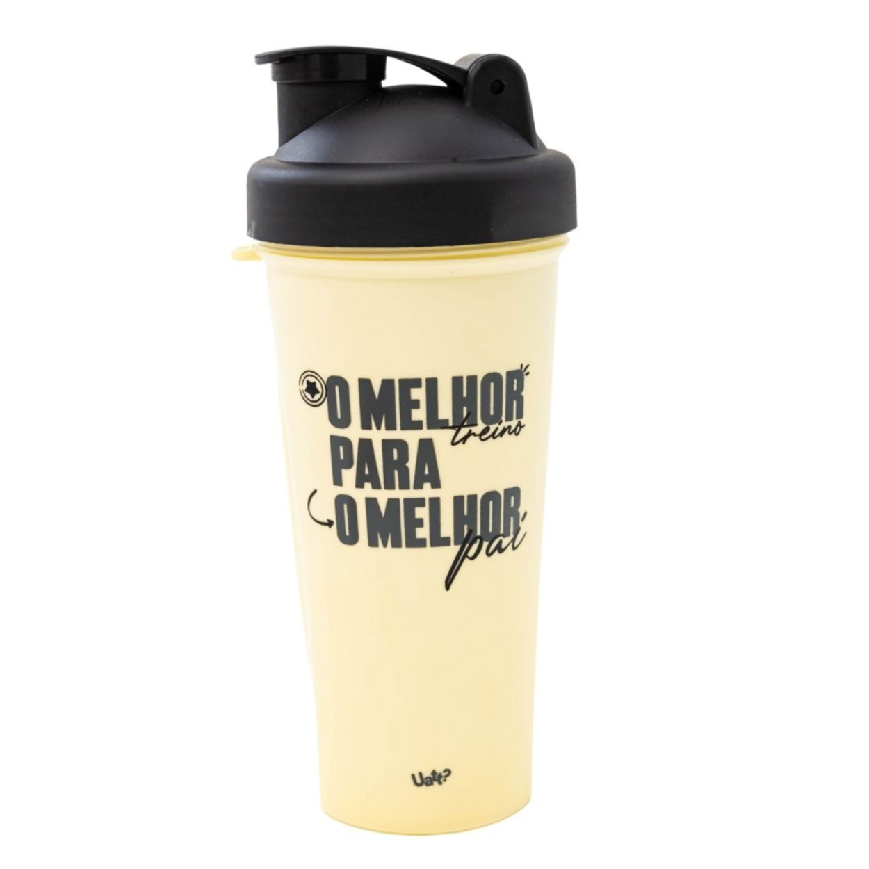 Shakeira 780ml com Tampa Preta e Medidor - O Melhor Pai - leve compre