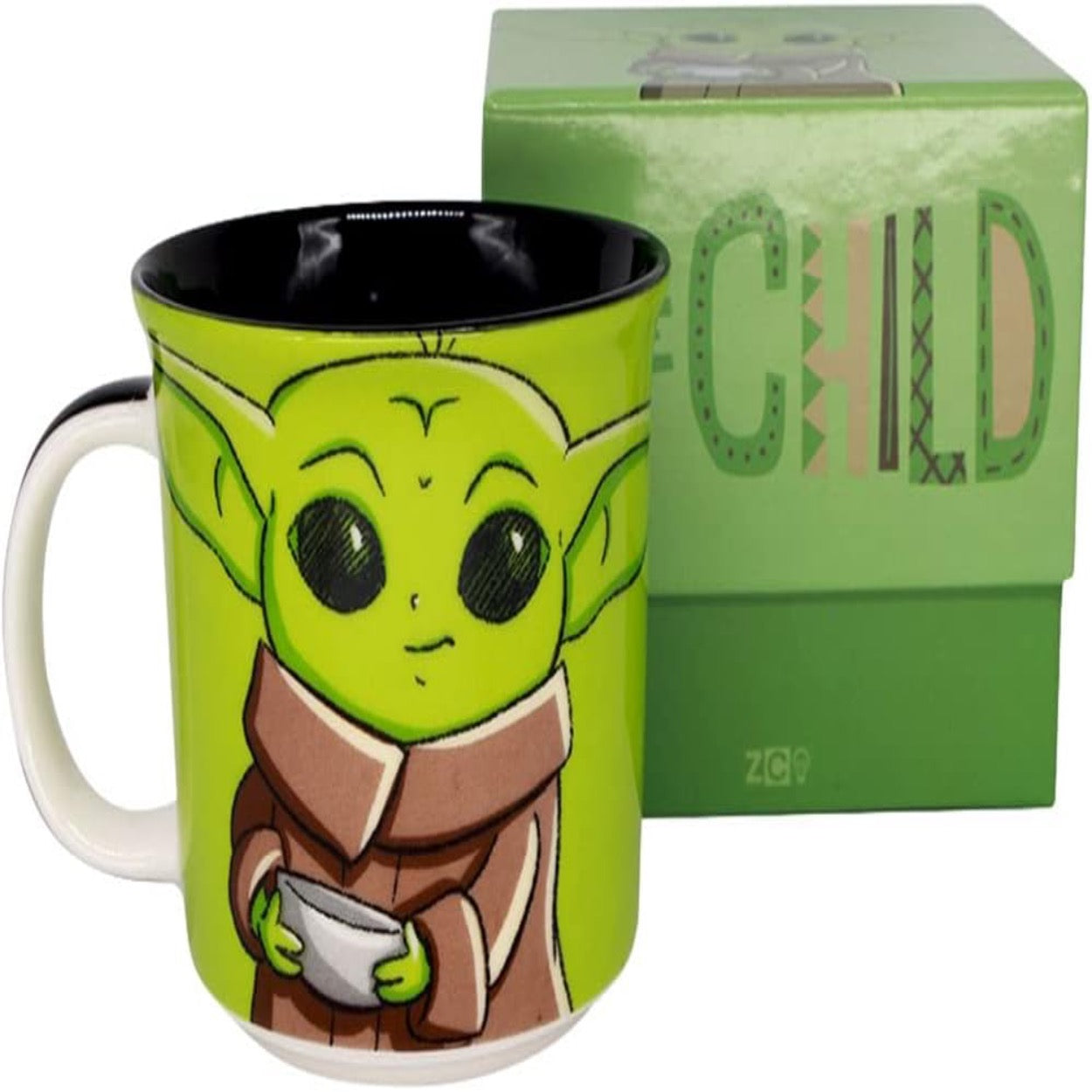 Caneca Baby Yoda Cerâmica Oficial Star Wars The Mandalorian
