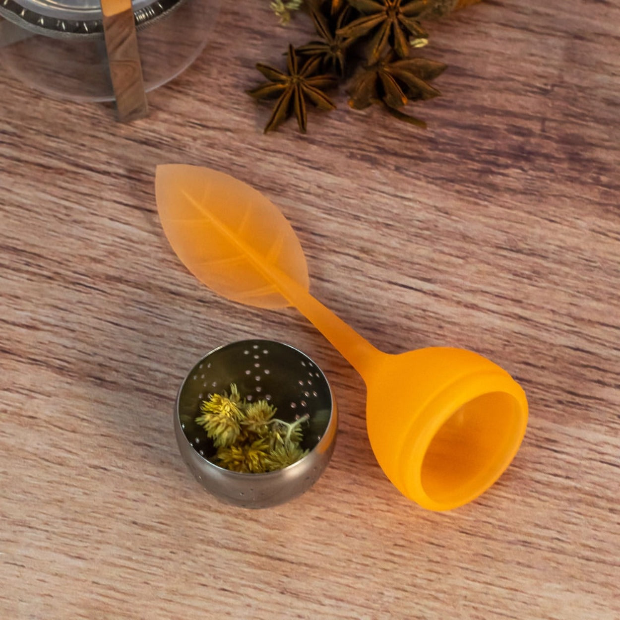 Infusor de Chá Funny Tea Laranja