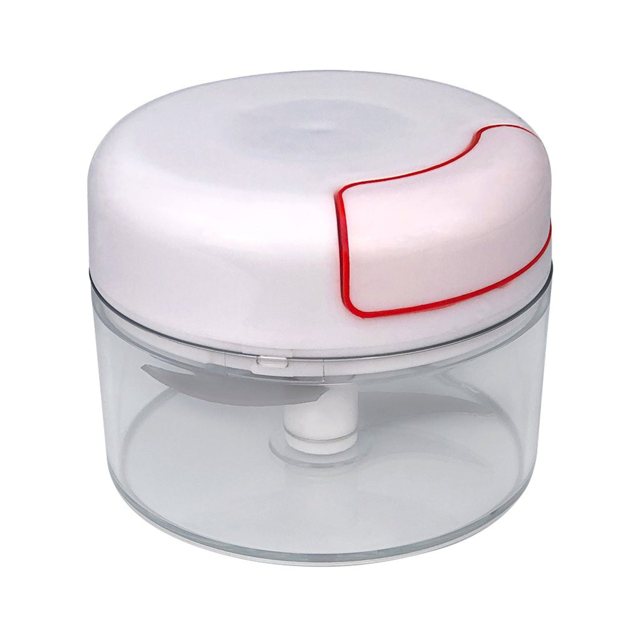 Mini Multiprocessador Triturador Manual 2 Lâminas Inox Alho - Leve Compre