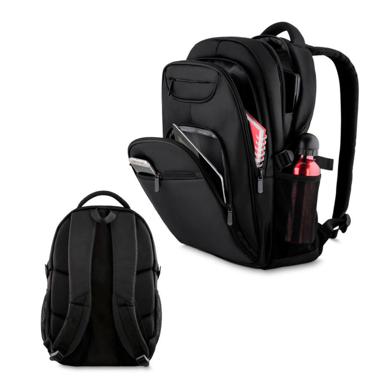 Mochila com 3 Bolsos All Gray