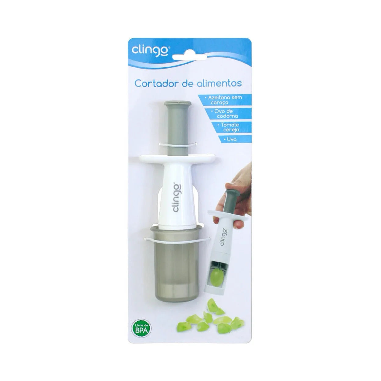 Cortador Prático para Uvas e Tomate Cereja