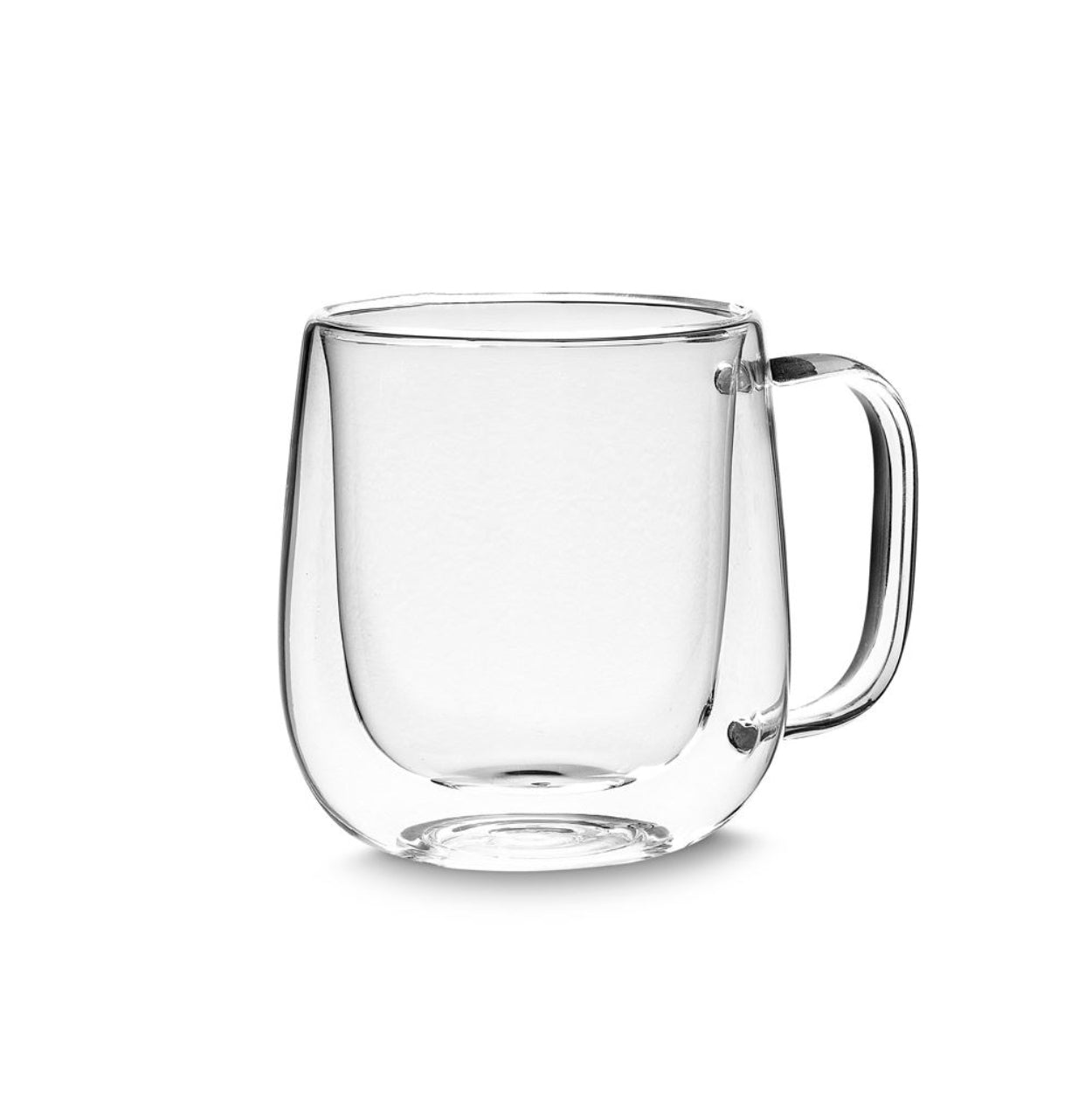 Caneca de Vidro Borossilicato 250ml Com Parede Dupla