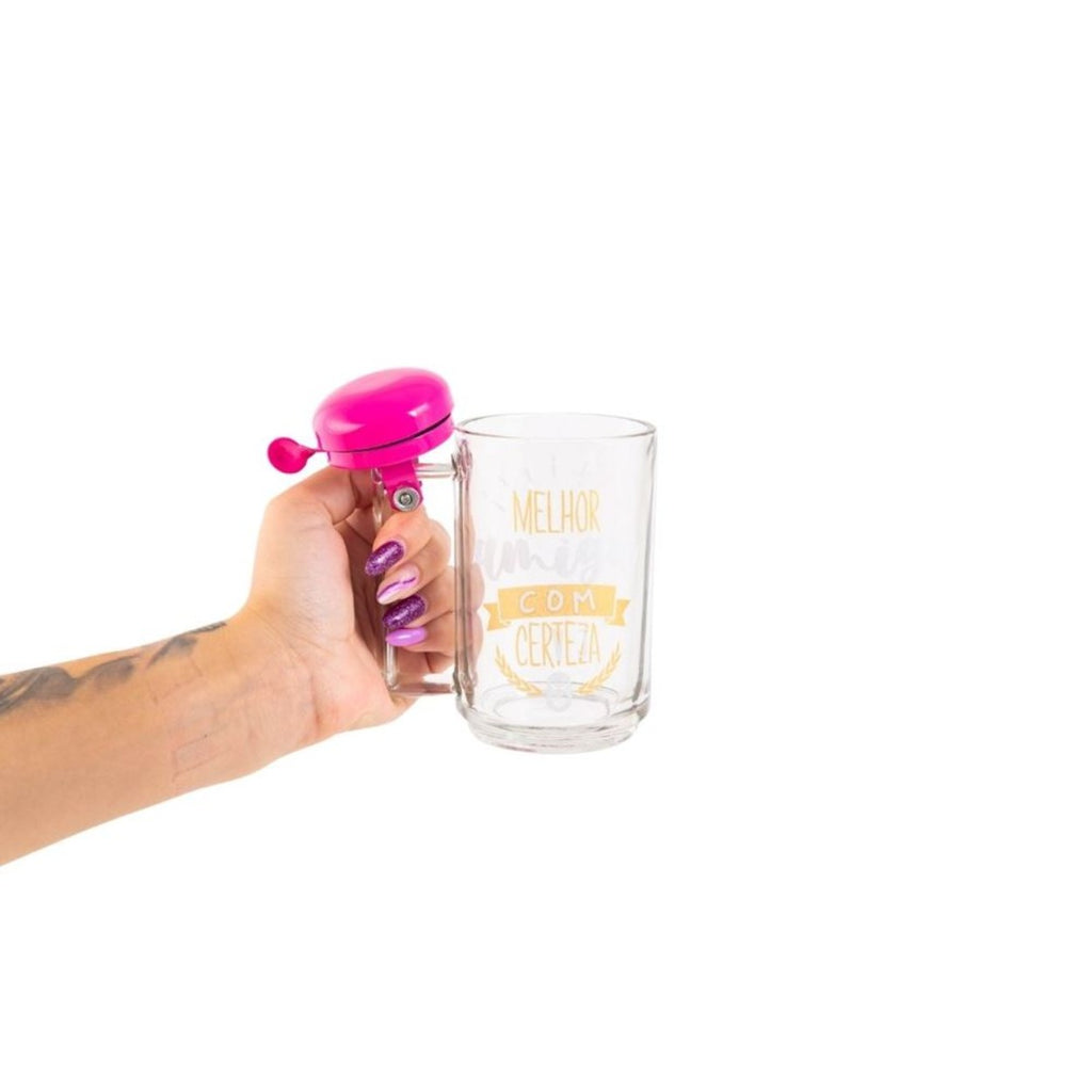 Caneco Com Sineta - Melhor Amiga Com Cerveja