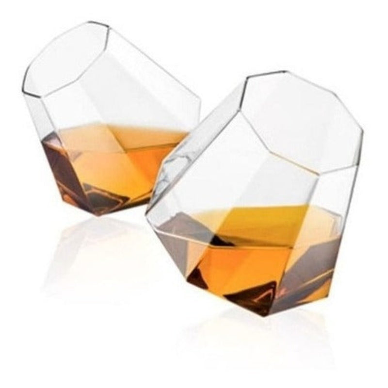 Copo Diamante Para Whisky Cor Transparente