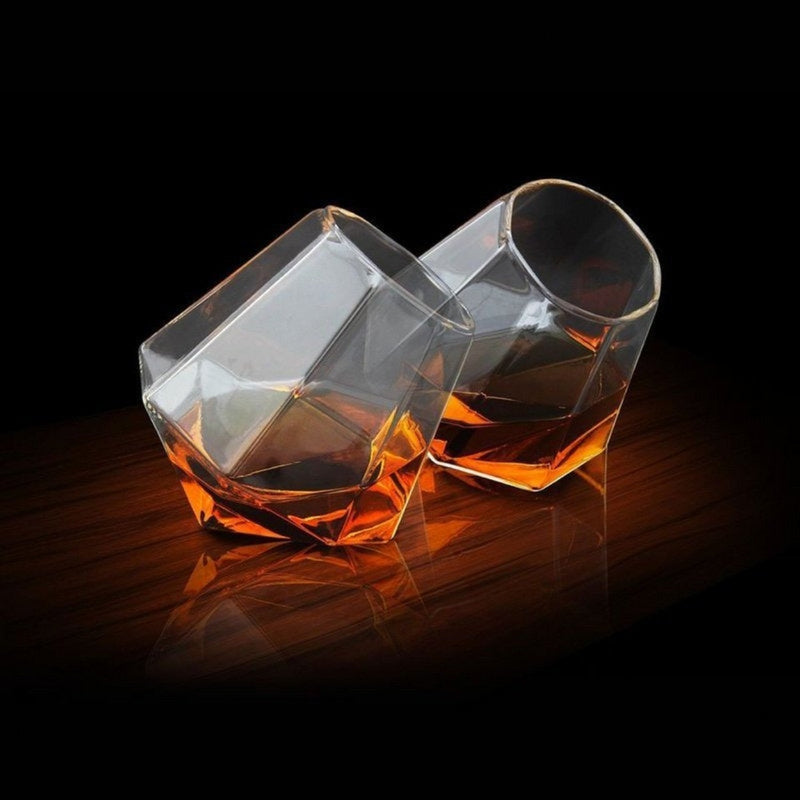 Copo Diamante Para Whisky Cor Transparente