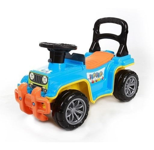 Carrinho De Brinquedo Infantil Empurrador Passeio Colorido