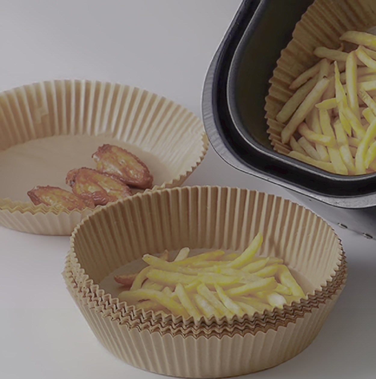 Kit Forro de Papel Antiaderente para Airfryer Easy Kitchen