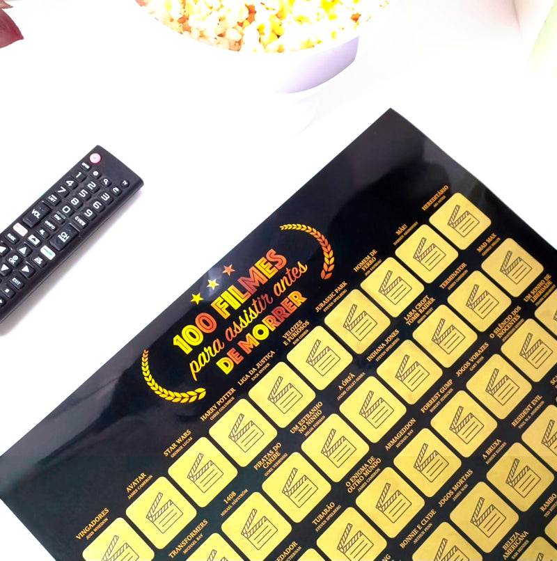 Pôster Raspadinha 100 Filmes para Assistir Antes de Morrer