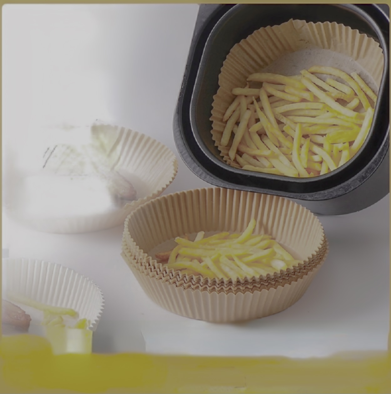 Kit Forro de Papel Antiaderente para Airfryer Easy Kitchen