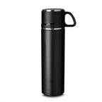 Garrafa Térmica em Inox 550ml com Caneca Preta