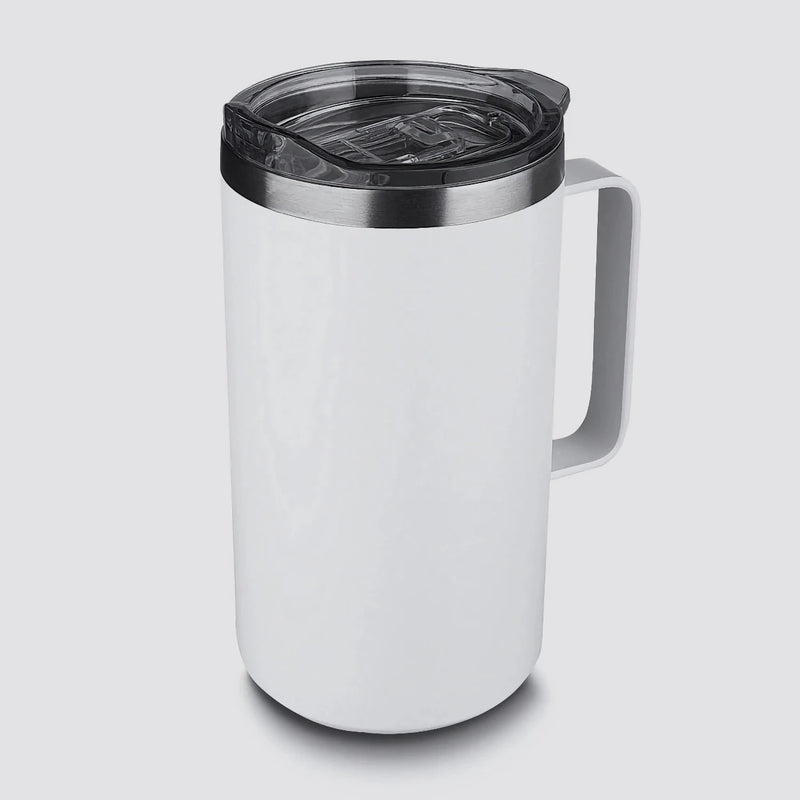 Caneca Térmica com Tampa de 750ml All White leve compre