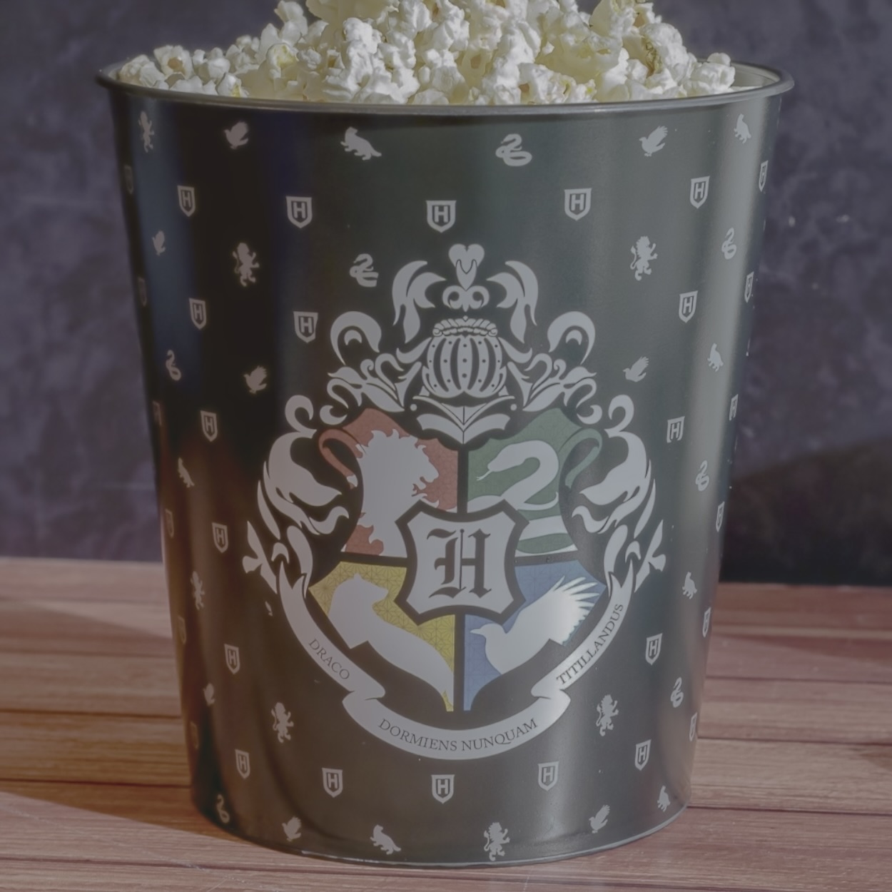 Kit Pipoca Harry Potter Black Houses Of Hogwarts