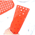 Protetor de Silicone Quadrado para Airfryer Easy Kitchen Vermelho