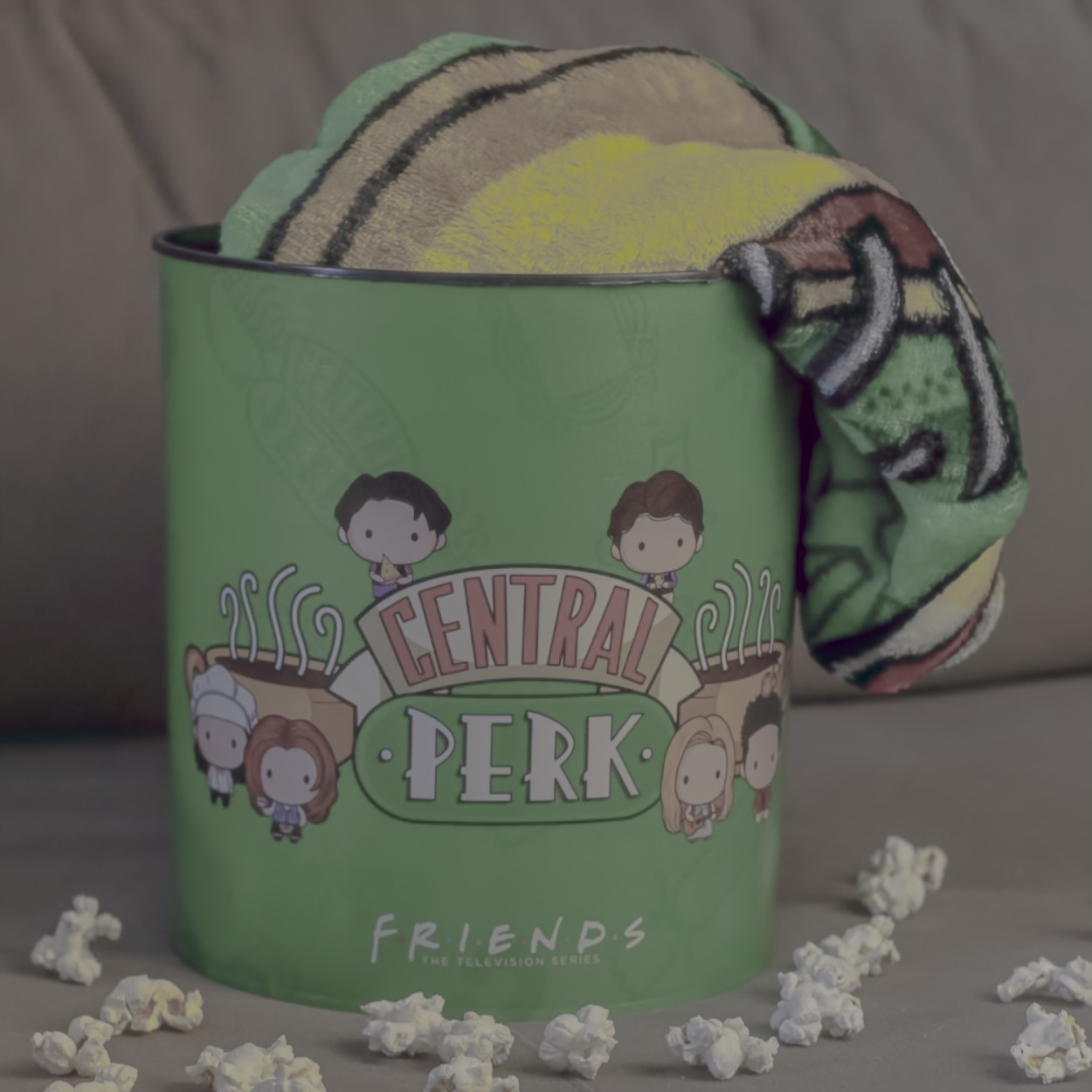 Kit: Balde e Manta Friends Central Perk