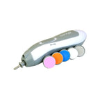 Kit Manicure Elétrica com LED 6 Lixas Bebê Mamãe - Clingo