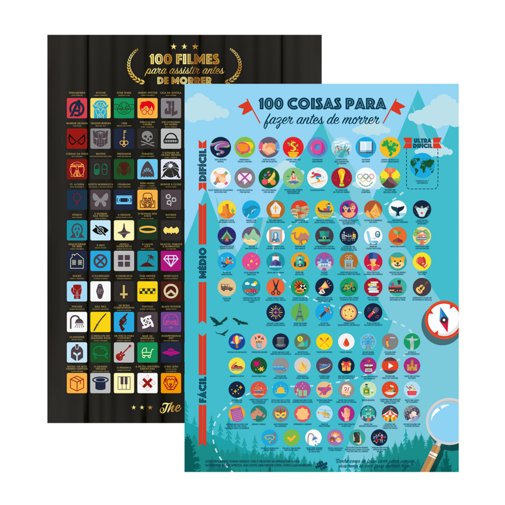 Kit Raspadinhas Coisas para Fazer + Filmes