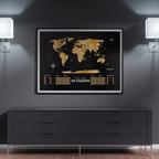 Kit Raspadinhas Viagens: Mapa-Mundi + Coisas para Fazer