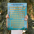 Kit Raspadinhas Viagens: Mapa-Mundi + Coisas para Fazer