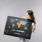 Kit Raspadinhas Viagens: Mapa-Mundi + Coisas para Fazer