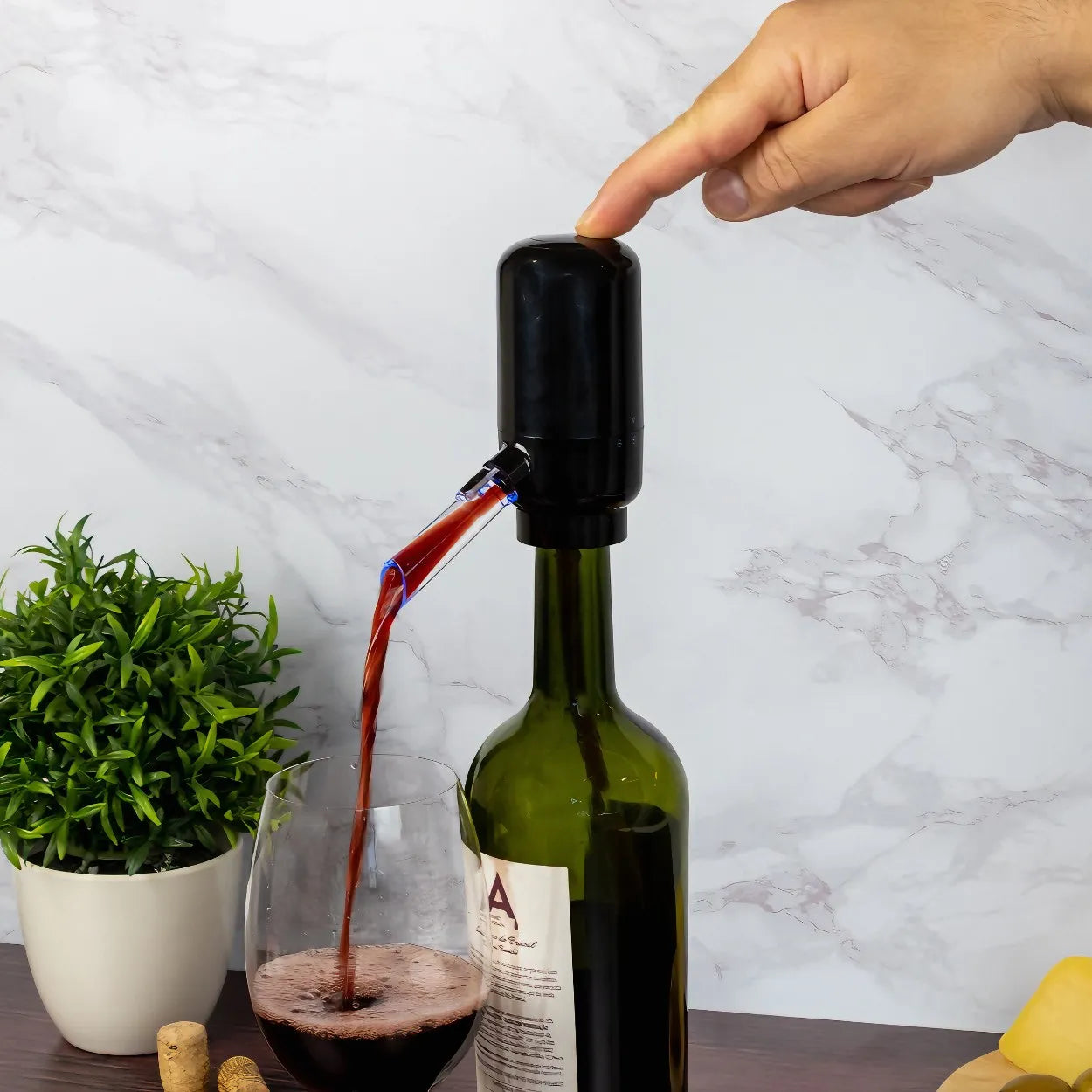 Aerador Decanter e Dispenser para Vinho Automatic Wine: Eleve sua experiência com vinhos! Leve compre 