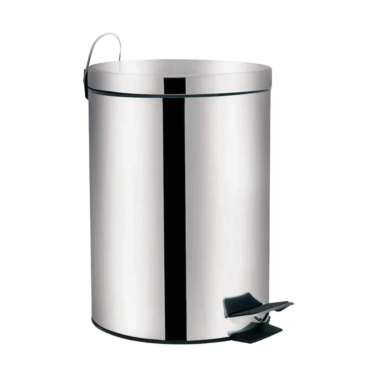 Lixeira em Aço Inox com Pedal e Balde Removível 12L Ágata