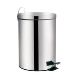 Lixeira em Aço Inox com Pedal e Balde Removível 12L Ágata