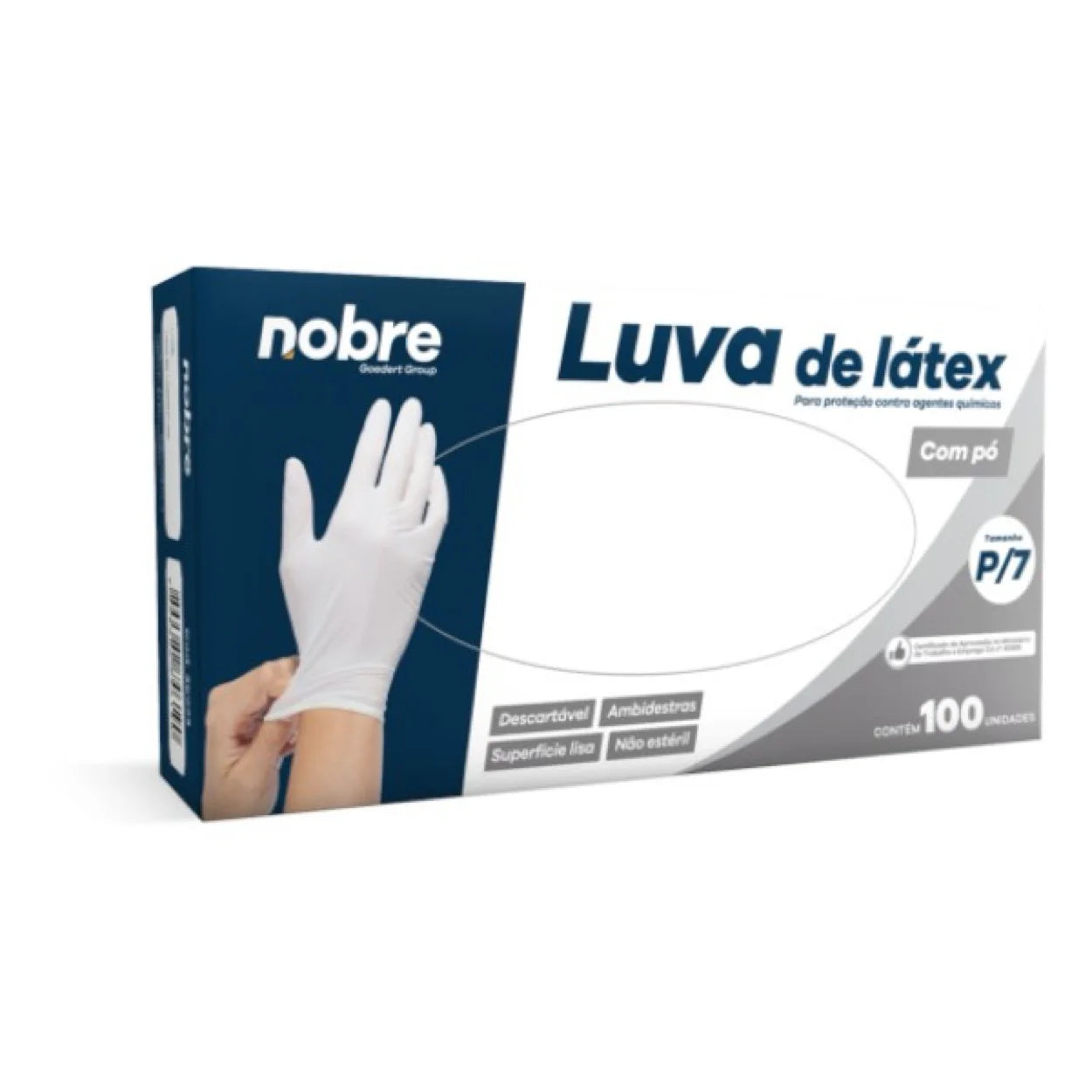 Proteção Contra Sujeira Respingos Químicos Luva Descartável leve compre