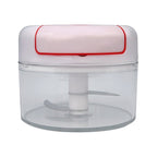Mini Multiprocessador Triturador Manual 2 Lâminas Inox Alho - Leve Compre