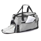 Bolsa de Academia 28L com Porta Tênis Cinza