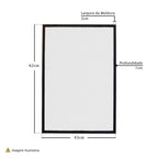 Quadro Com Moldura Dourada Impresso em Tela 62x43cm - Pássaro - Leve Compre