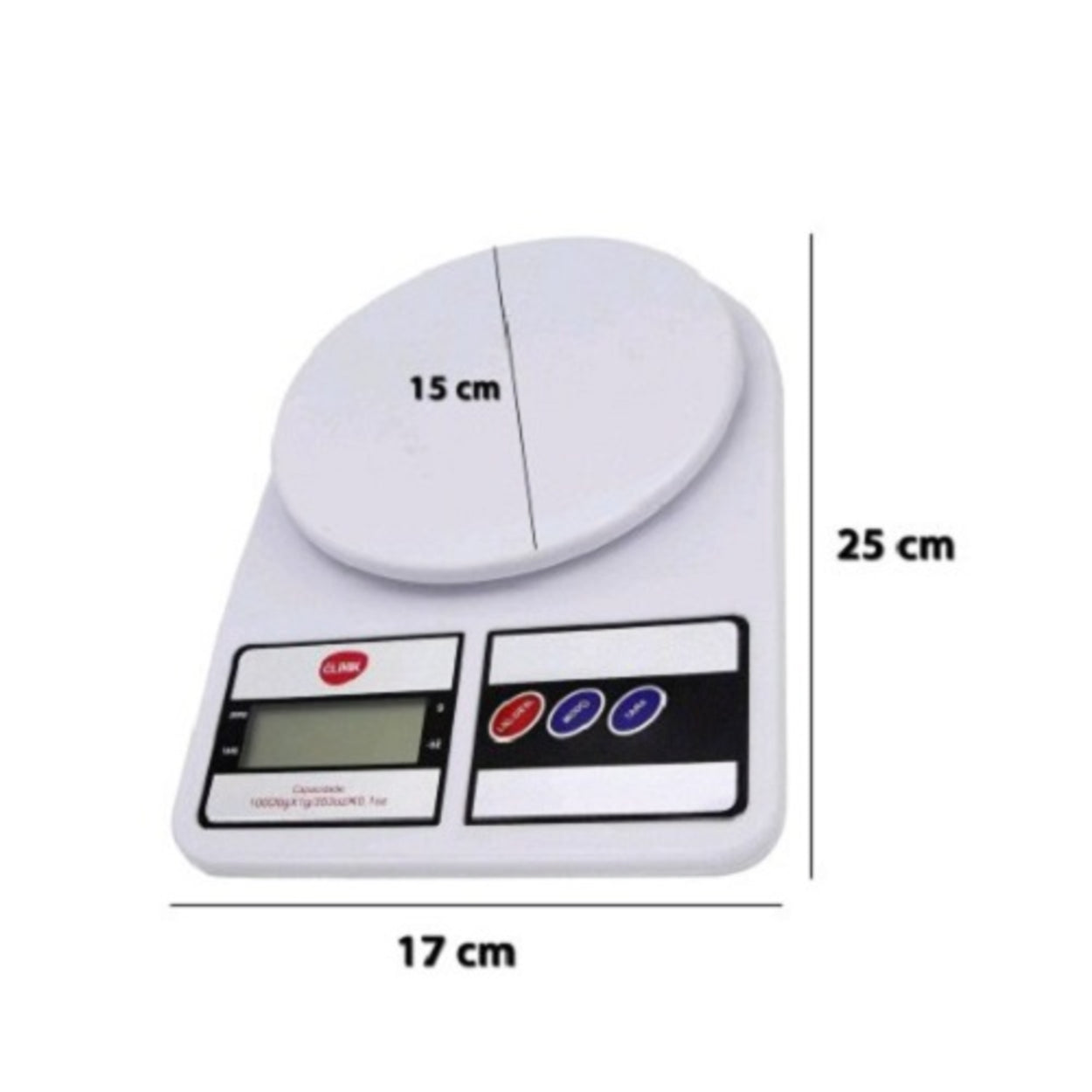 Balança Digital De Precisão Cozinha 10kg Nutrição E Dieta - Leve Compre