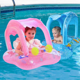 Boia Infantil Inflável com Cobertura – Baby Float para Bebê 0 a 3 anos