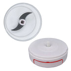 Mini Multiprocessador Triturador Manual 2 Lâminas Inox Alho - Leve Compre