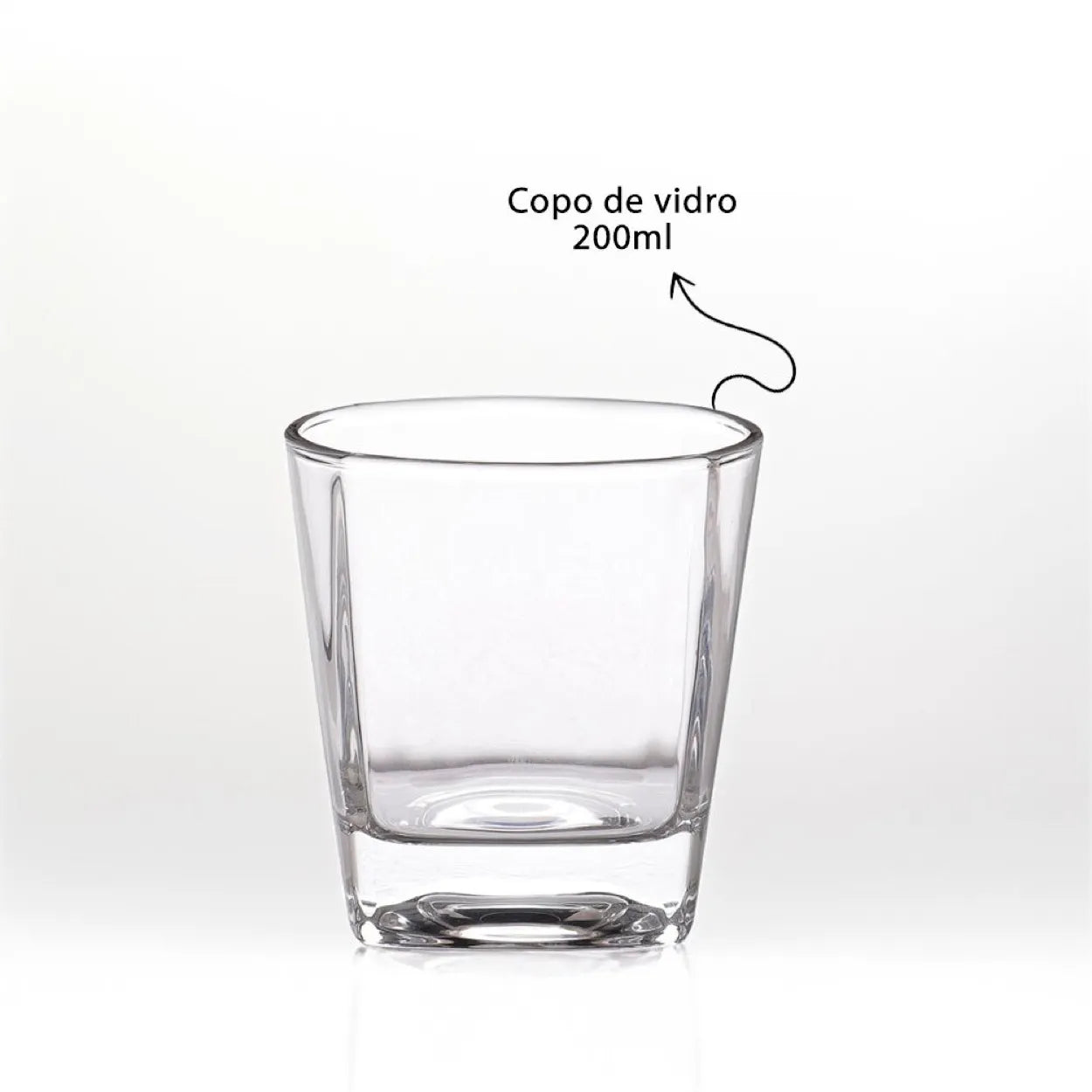 Kit Copo para Whisky + Pegador de Gelo + 3 Cubos de Pedra-sabão e Caixa de Madeira