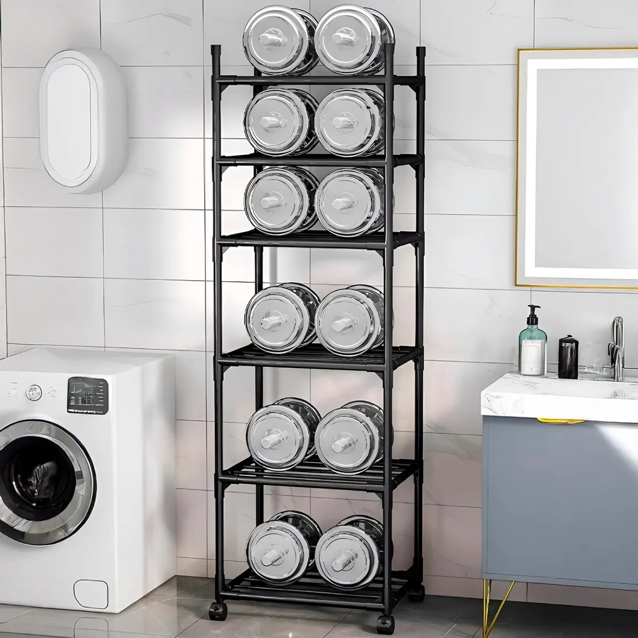 estante-organizadora-6-prateleiras-rodinhas-ajustavel-leve-compre