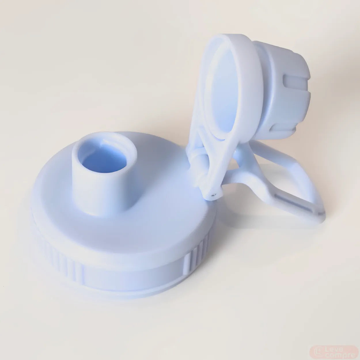 Garrafa com Alça e Bico 780ml em Aço Inox Azul Ciano