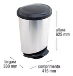 lixeira-com-pedal-label-prata-45-litros-leve-compre