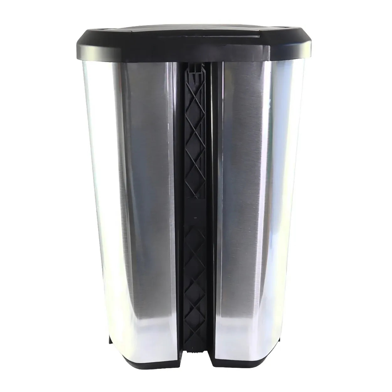 lixeira-com-pedal-label-prata-45-litros-leve-compre