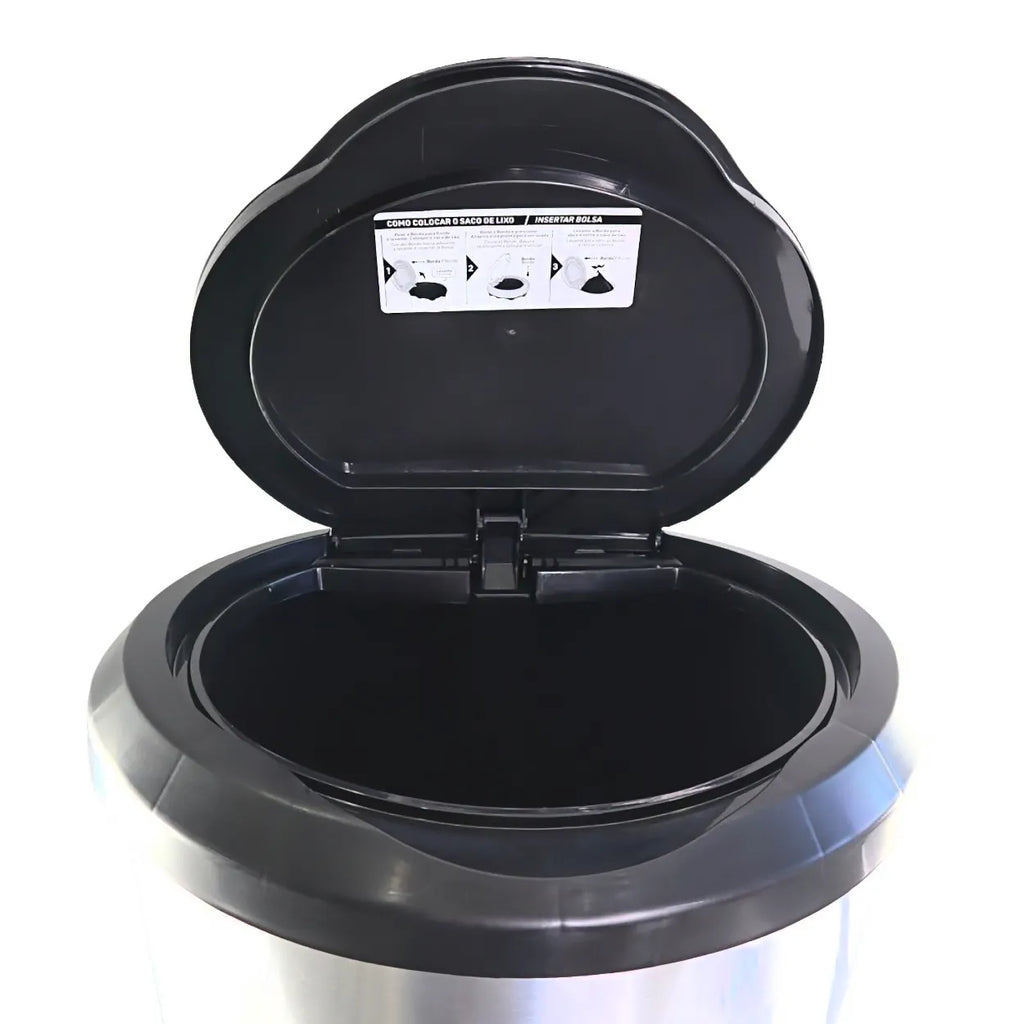lixeira-com-pedal-label-prata-45-litros-leve-compre