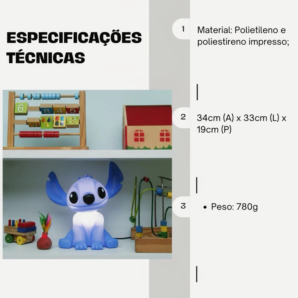 luminaria-disney-stitch-bivolt-quarto-decoracao-leve-compre