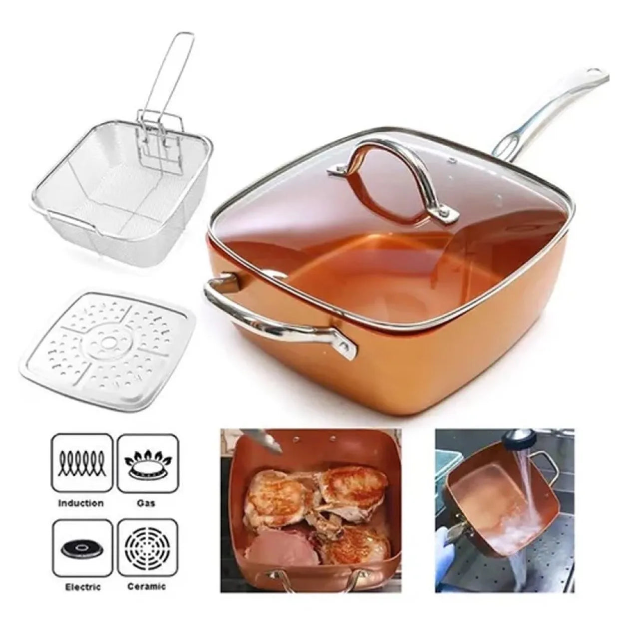 panela-maxchef-cacarola-antiaderente-quadrada-24cm-laranja-leve-compre