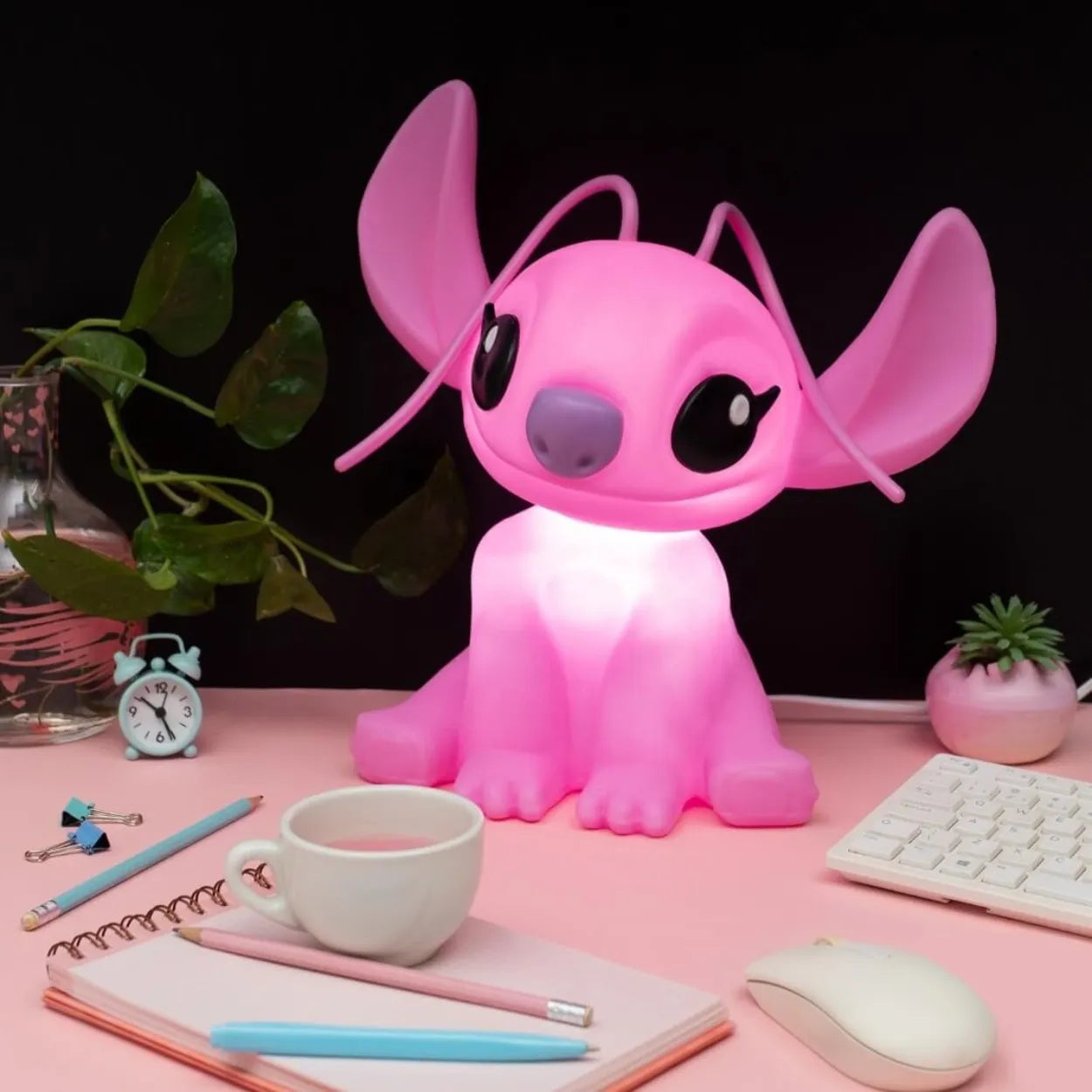 Luminária Disney Stitch Ohana Bivolt – Decoração Divertida