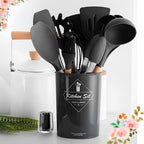 Talheres: Utensílio de Cozinha - Kit 12 Peças com Suporte