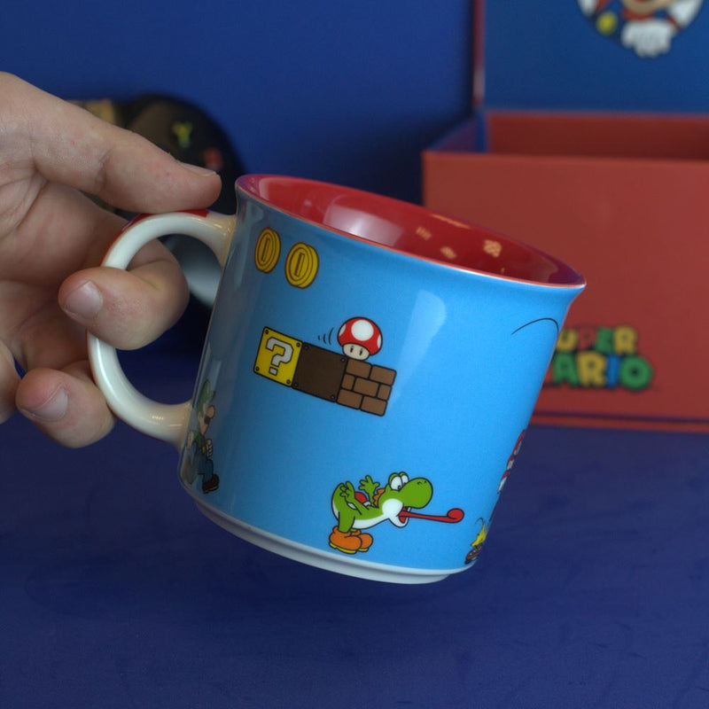 Caneca 350ml Team Mario Bros